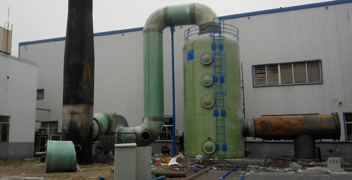 酸霧吸收塔已投產